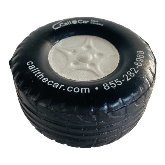Advertising Promo Call the Car Tire Automotive Stress Ball Squishy Collectible - Picture 2 of 2